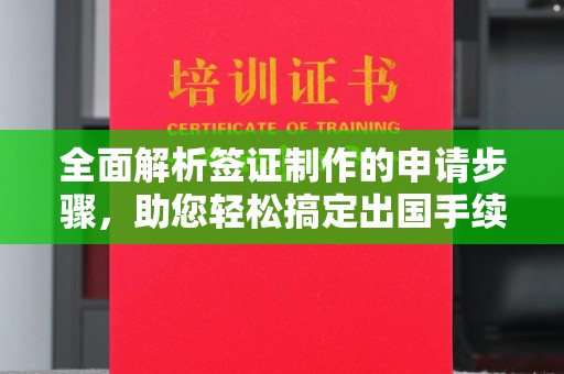 高安全面解析签证制作的申请步骤，助您轻松搞定出国手续