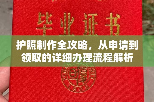 高安护照制作全攻略，从申请到领取的详细办理流程解析